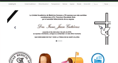 Desktop Screenshot of medicinahumana-uaz.org